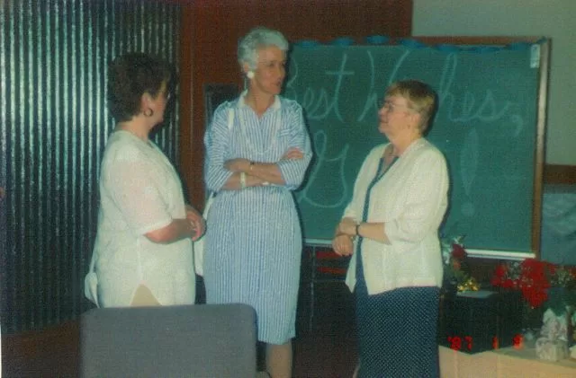 Group photo from the retirement party for Gail Bishop, B.S.N 1967, M.S.N. 1981 (UBC).