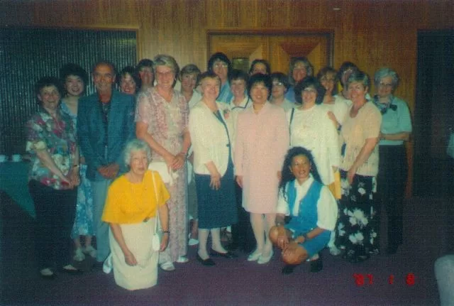 Group photo from the retirement party for Gail Bishop, B.S.N 1967, M.S.N. 1981 (UBC).