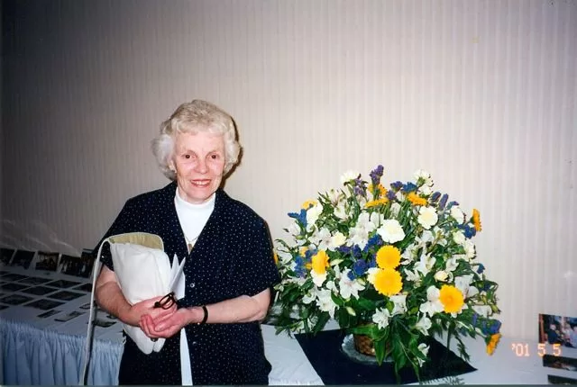 Photo from VGH Nurses Reunion, class of 1951. Photo from May 2001, submitted from newsletter.