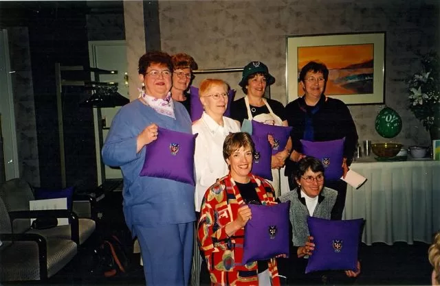 Group photo from a VGH Nurses Reunion, class of 1956. Submitted from newsletter.