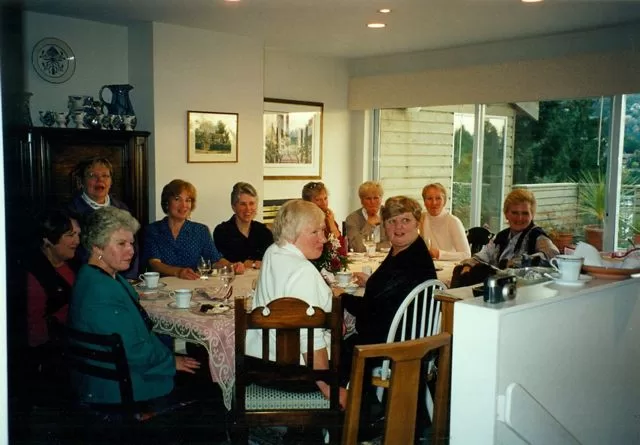 Group photo from the VGH Nurses Reunion lunch in 1998, class of 1963. Submitted from newsletter.